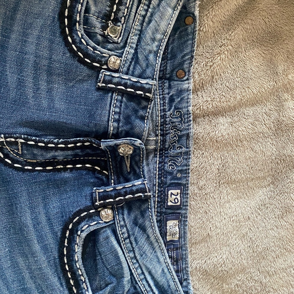 Miss Me Jeans with Ornate Embroidery - Picture 5 of 7